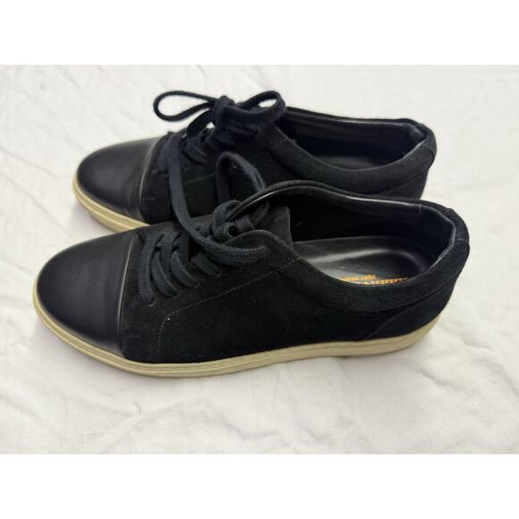 Allen Edmonds "Cooper" suede leather sneakers Men’s Size 8.5 D Black Handcrafted - Picture 6 of 15